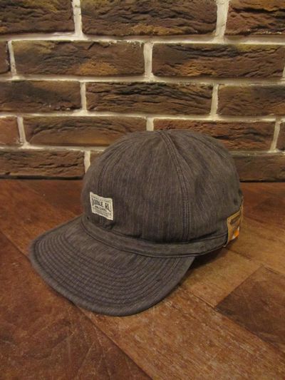 未使用】RRL ダブルアールエル ドットストライプ ワーク キャップ デニム