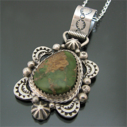 NAVAJO/ナバホ族 Running Bear Studio/ランニング ベアー ターコイズ