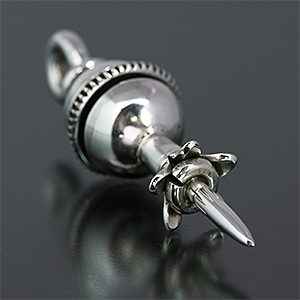 ナバホ族 Harrison Jim IS スカッシュブロッサム スピナー ペンダント