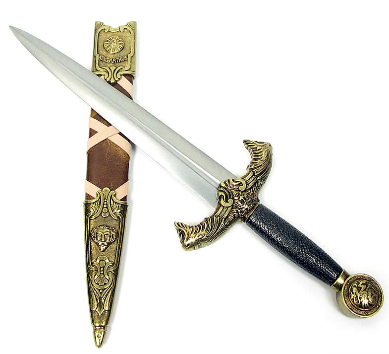 伝説のソード ザ・エクスカリバー短剣ブラック【世界の武器庫 リバー