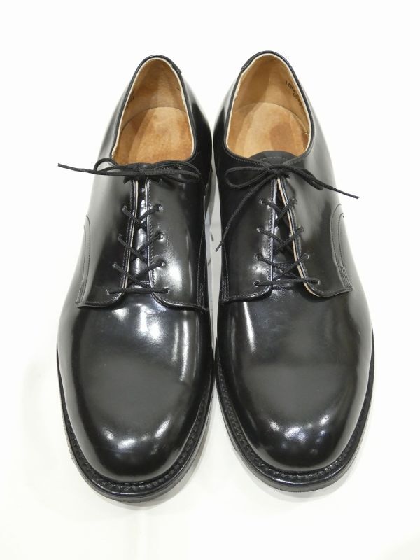 80s US NAVY USN OXFORD SERVICE SHOES 10 1/2 R DEAD STOCK - RICUR