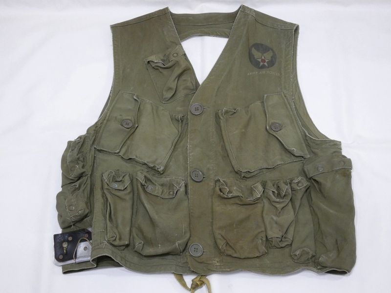40s US ARMY AIR FORCE UAAF TYPE C-1 VEST ERALY MODEL MODIFY - RICUR