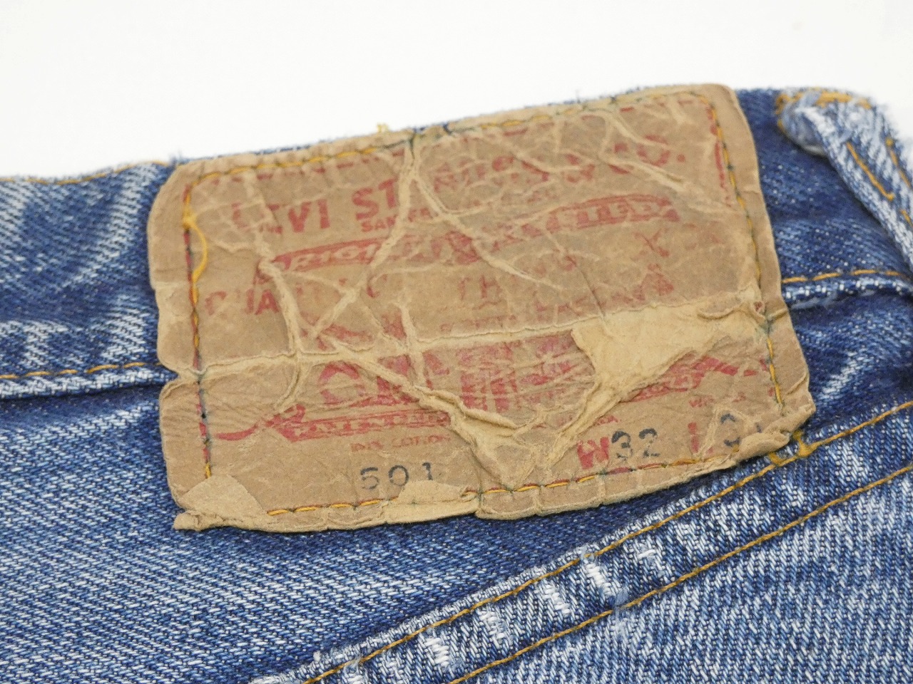 70s LEVI'S 501 BIG E HIPPIE STYLE DENIM PANTS - RICUR
