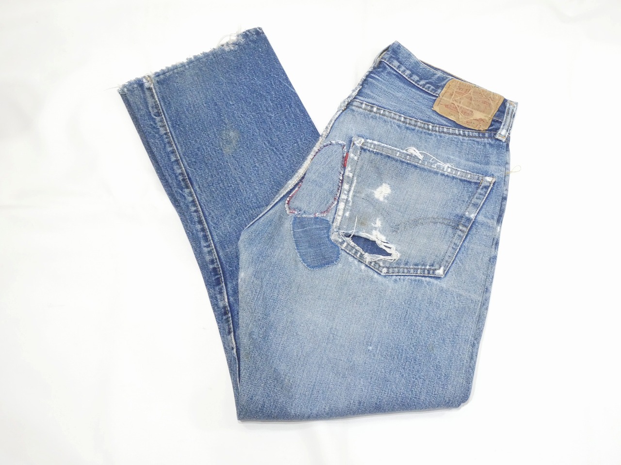 70s LEVI'S 501 BIG E HIPPIE STYLE DENIM PANTS - RICUR