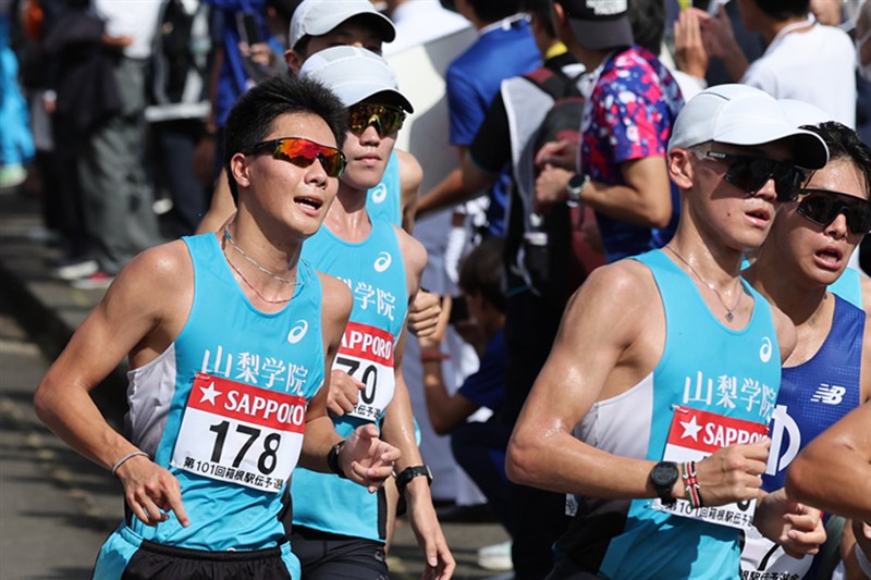 山梨学院大学ユニフォームセット青 Amazon.co.jp: 箱根駅伝 山梨学院