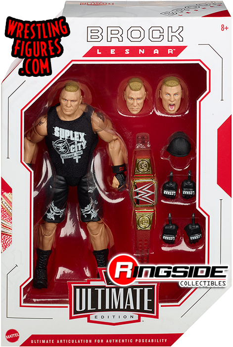 Brock Lesnar - WWE Ultimate Edition 4 Toy Wrestling Action Figures