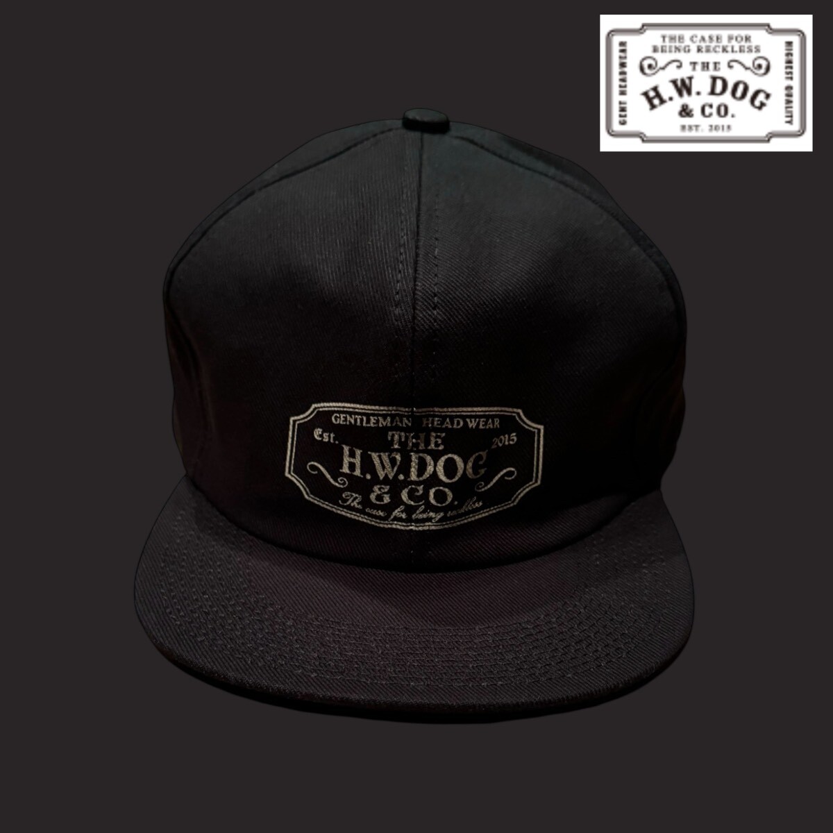 THE H.W.DOG&CO TRUCKER CAP BLACK ブラック - PHILLIP66