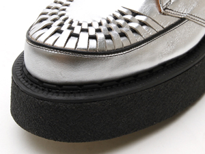 ジョージコックス3588シルバーレザー ブラックインターレース／ROCK