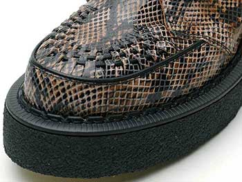 ジョージコックス3588ブラウンベージュパイソン／ROCK SHOES COMPANY