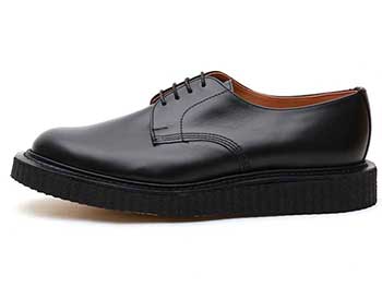 ジョージコックス15342 4EYE GIBSON SHOE ブラックフルグレインレザー