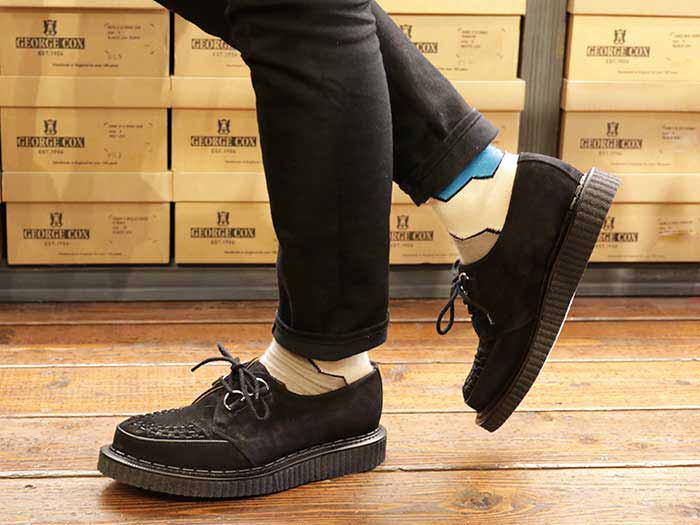 ジョージコックス3588 ブラックスエード（4番コルゲートソール