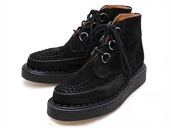 ジョージコックス13327ブラックスエード ブラックインターレース（No.5