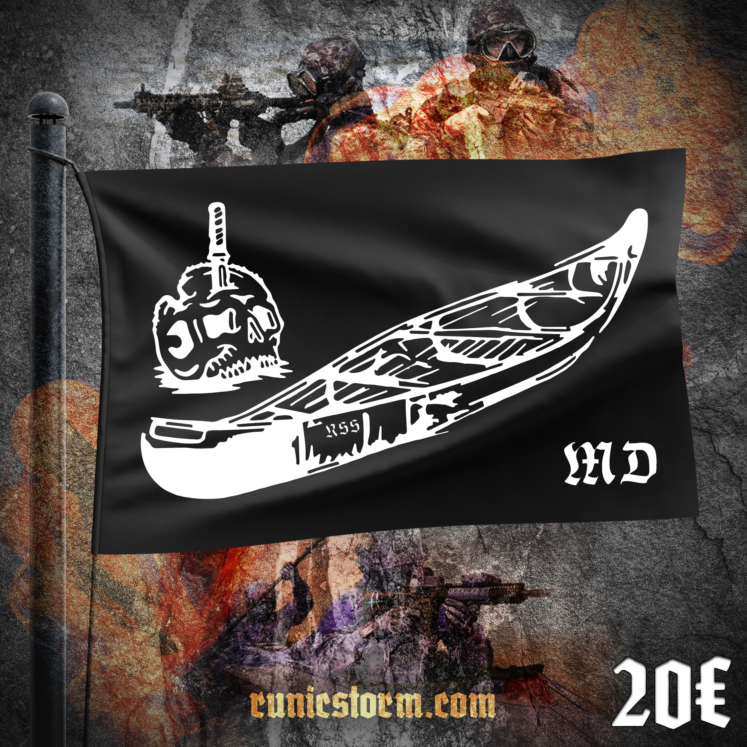 Flags | The «MD Canoe Club» Flag | Runic Storm
