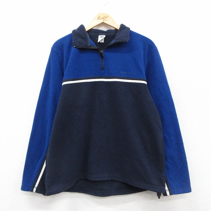 古着通販 M☆古着 オールドネイビー OLD NAVY 長袖 ハーフジップ