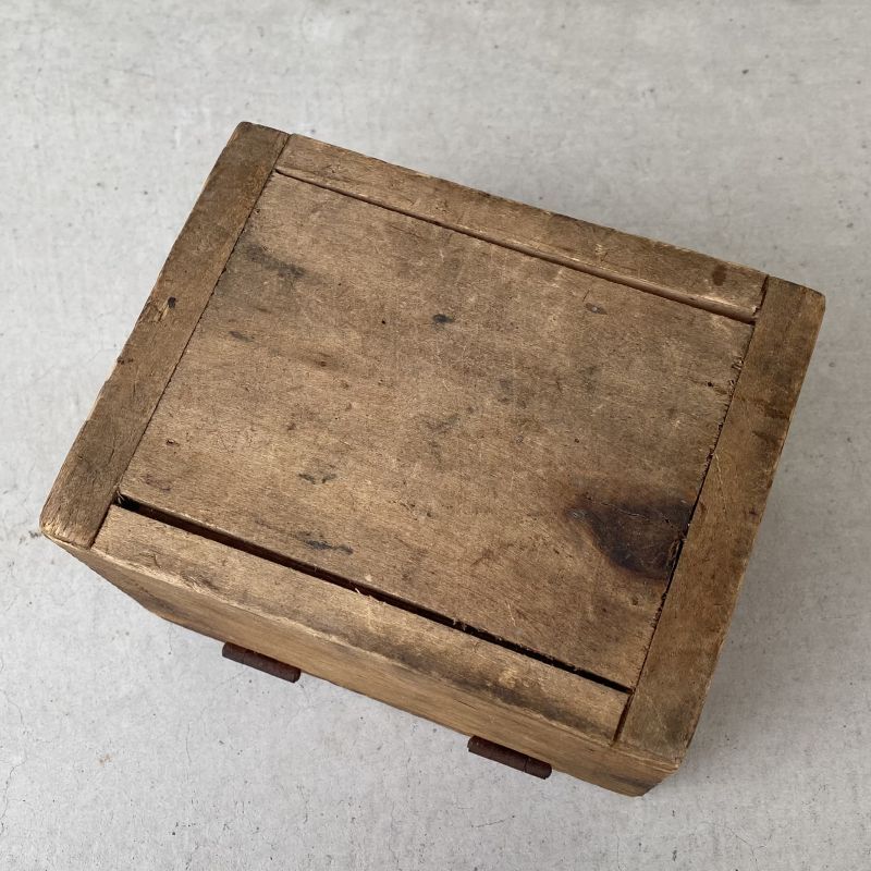 VINTAGE ANTIQUE COLUMBIA TOOL STEEL CO. WOODEN BOX ヴィンテージ