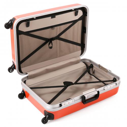 5-10泊] プロテカ(エース) レクト 80L サンセットオレンジ 4輪 ACE