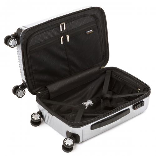 1-3泊] バーマス プレステージ2 34L シルバー 4輪 BERMAS PRESTIGE