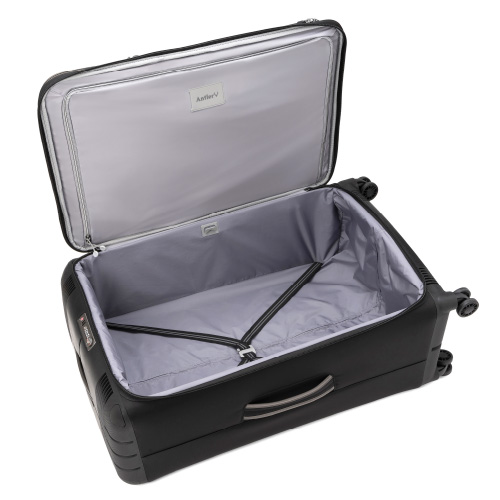 5-10泊] アントラー タイタス ソフトキャリーケース 90L ブラック 4輪