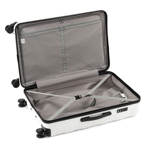 5-10泊] 無印 バーを自由に調節できる ハードキャリーケース 75L オフ