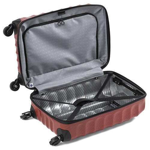 1-3泊] プロテカ(エース) エアロフレックスライト 37L レッド 4輪 ACE