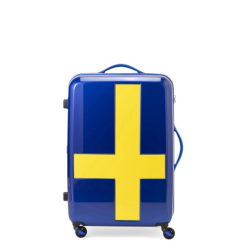 3-5泊]イノベーター 50L サーフブルー×イエロー 4輪 innovator /スーツ