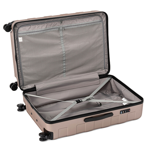 10泊以上] 無印 バーを自由に調節できる ハードキャリーケース 105L