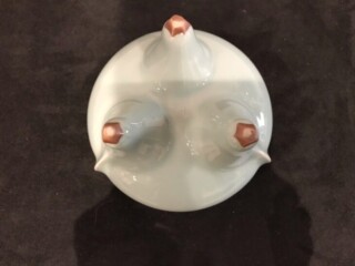 諏訪蘇山 作 『青磁袴腰香炉』 ｜骨董品買取 緑和堂