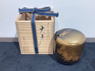 吉田宗利(華正) 作 『二季鳥 蒔絵 大棗』 ｜骨董品買取 緑和堂
