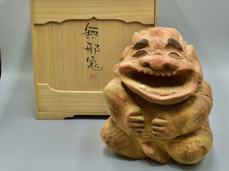 前島秀章 作 『無邪鬼』 ｜骨董品買取 緑和堂