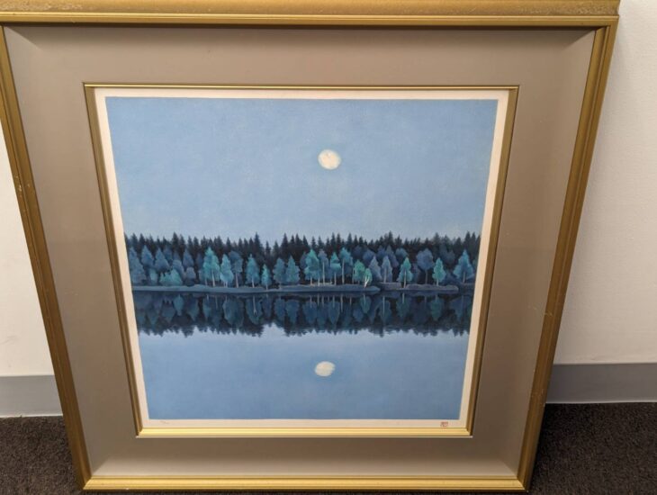 東山魁夷 作『二つの月』 ｜骨董品買取 緑和堂