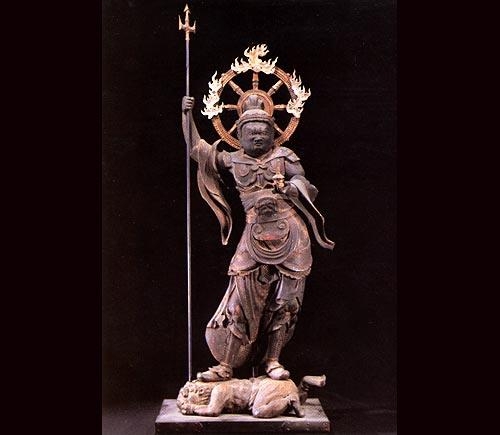 毘沙門天立像(重文)｜大和國 登美山鼻高 霊山寺 / Yamatokoku Tomiyama