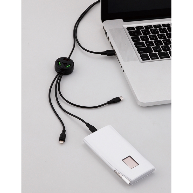 6IN1マルチケーブル | 販促品・ノベルティならオリジナルグッズの春夏秋冬