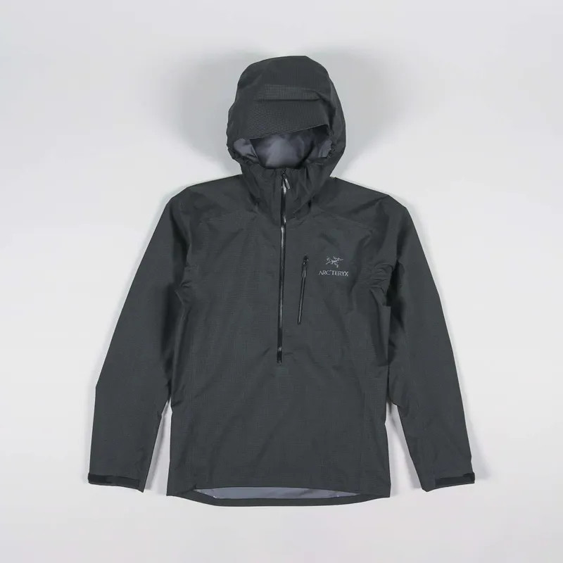 Arcteryx Mens Lightweight GORE-TEX Ripstop Alpha SL Anorak Black