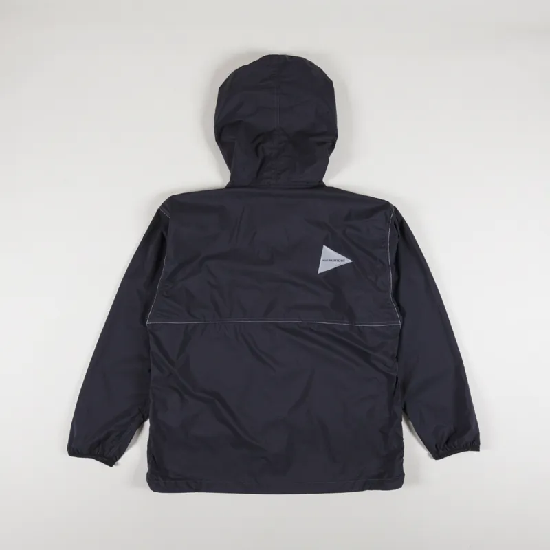 And Wander Mens Pertex Windproof Water Resistant Jacket Black