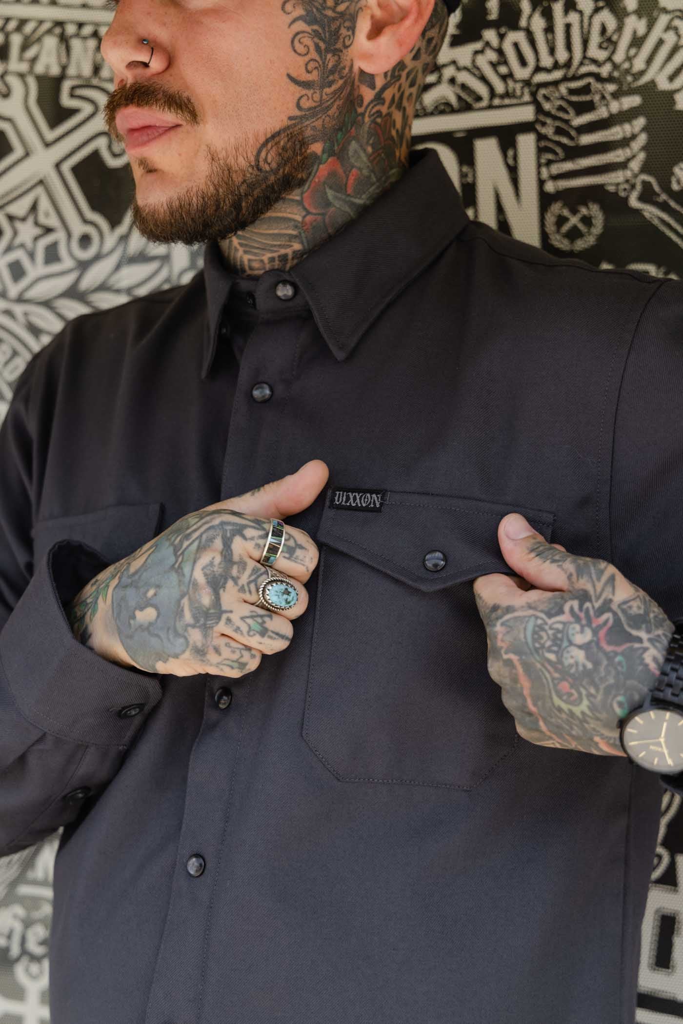 Dixxon Flannel Co. Men's Kraken Snap-Front Long Sleeve Flannel