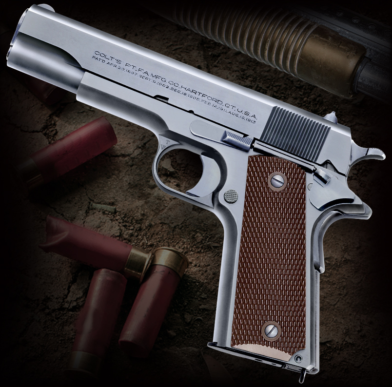 完売】WA【コルト】M1911 ゲッタウェイ ガンブラックver. 【WESTERN ARMS】