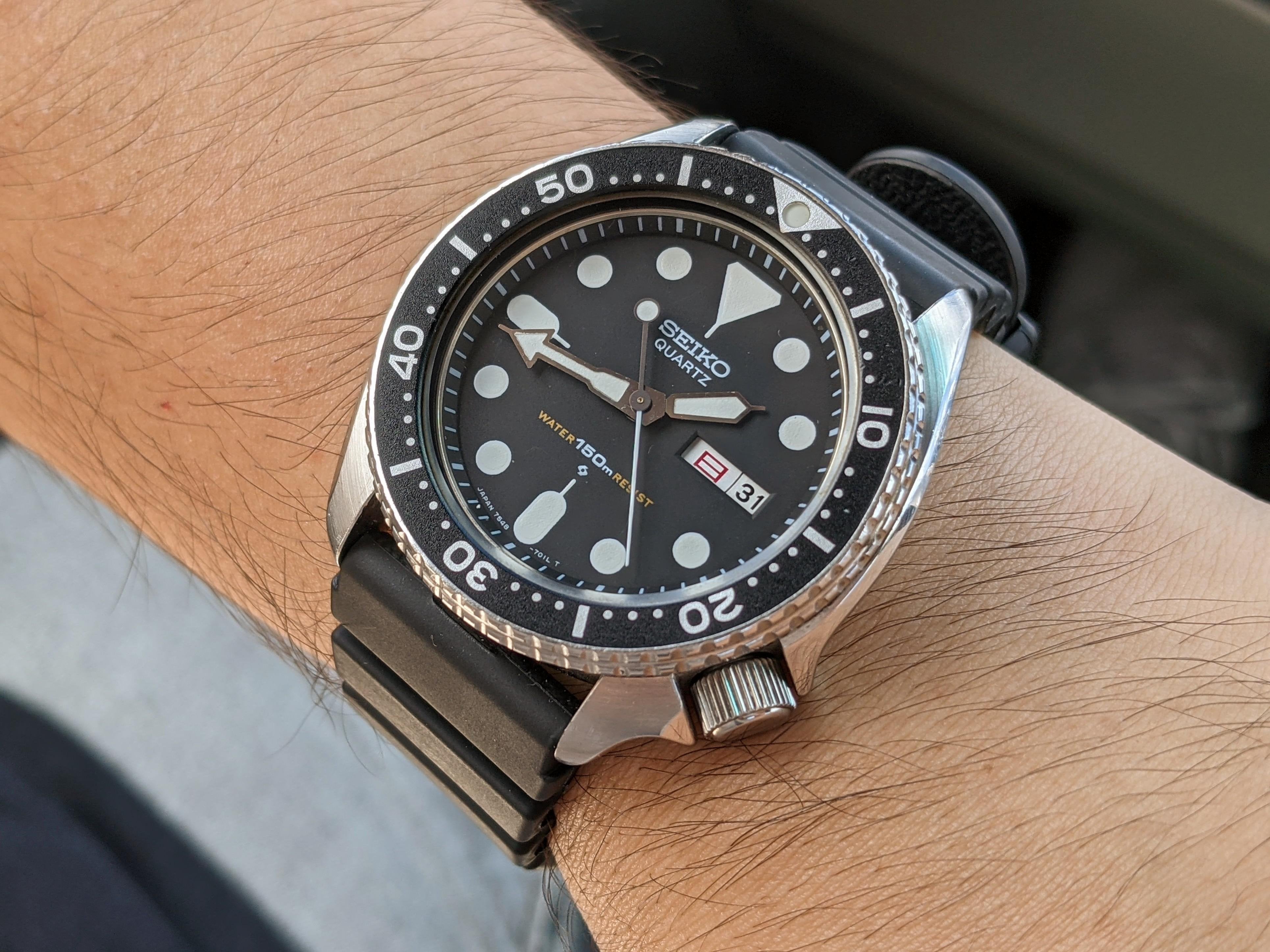 Seiko Quartz Divers 7548-7000 & 7C43-7010 stumbled down this
