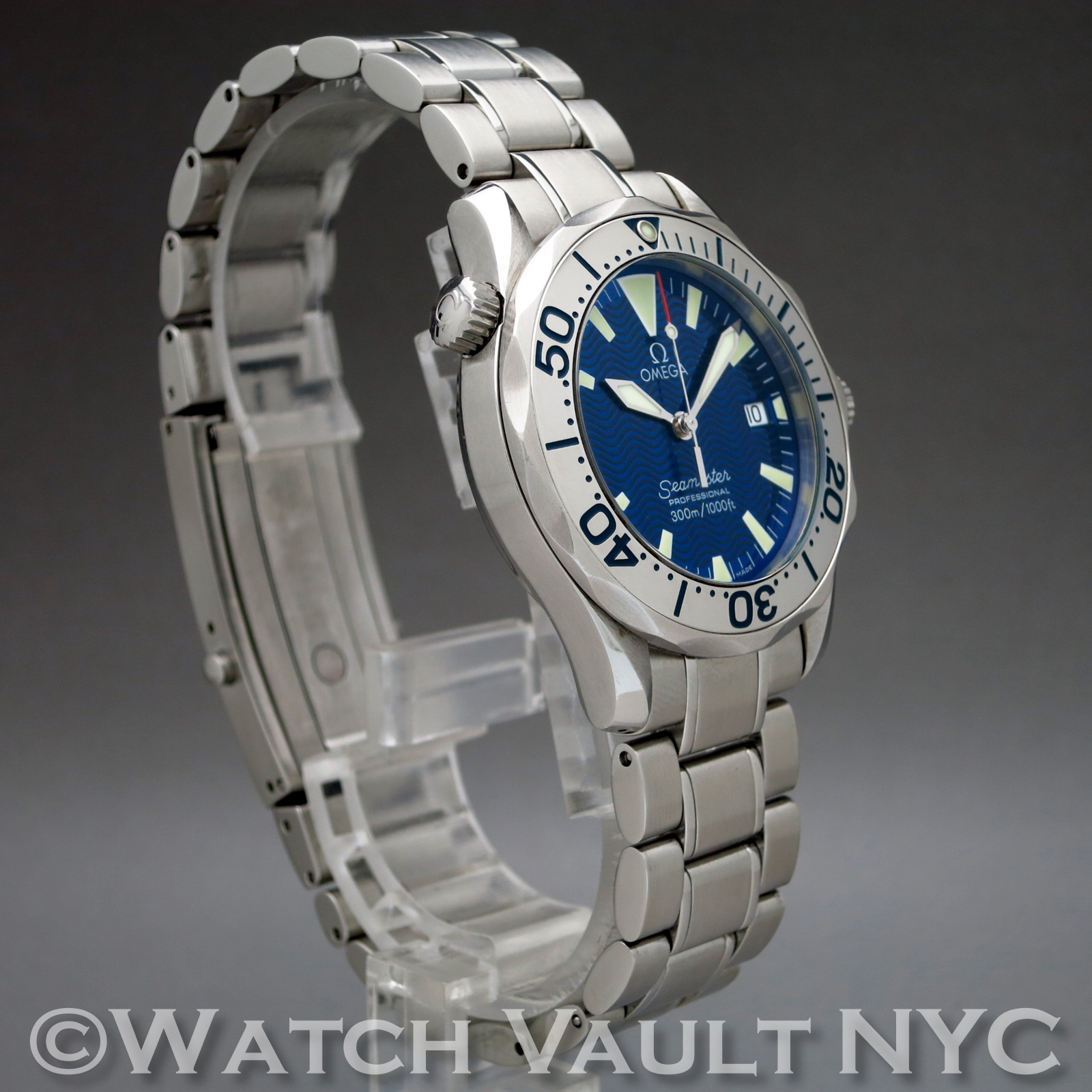 Omega Seamaster Professional 300M 2263.80 Electric Blue 36mm