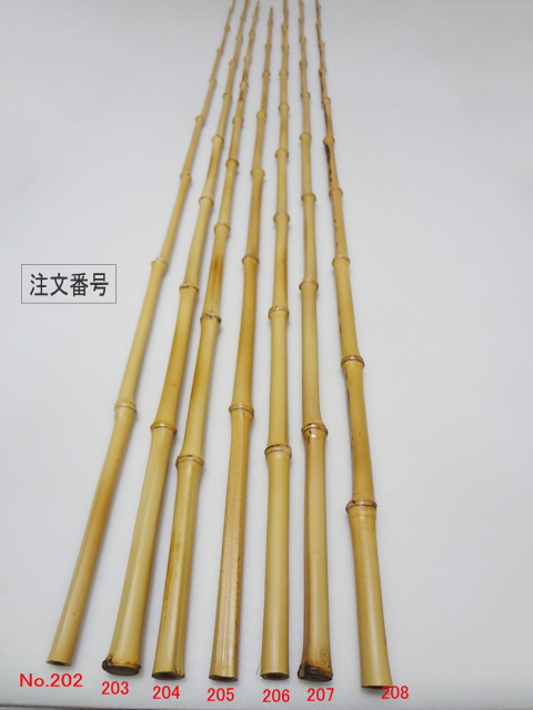 和竿製作用竹材＞布袋竹・胴・穂持ち材釣竿製作用：小節調～各種サイズ