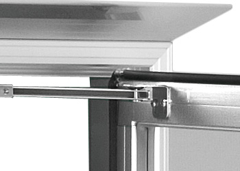 片開き屋外ボード（壁付型）