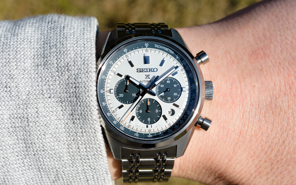 セイコー プロスペックス スピードタイマー SBEC021」。機械式クロノ