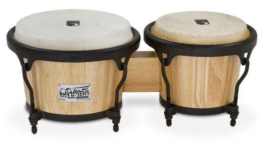 Toca Player's Series Wood Bongos, 7” & 8.5”