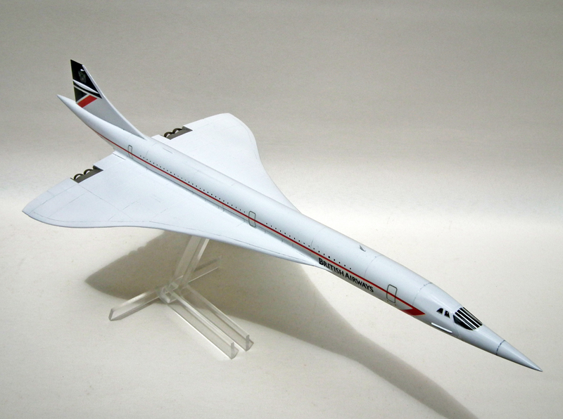 2017年10月号＞飛行機プラモデル製作＞ コンコルド (エアフィックス 1/144)