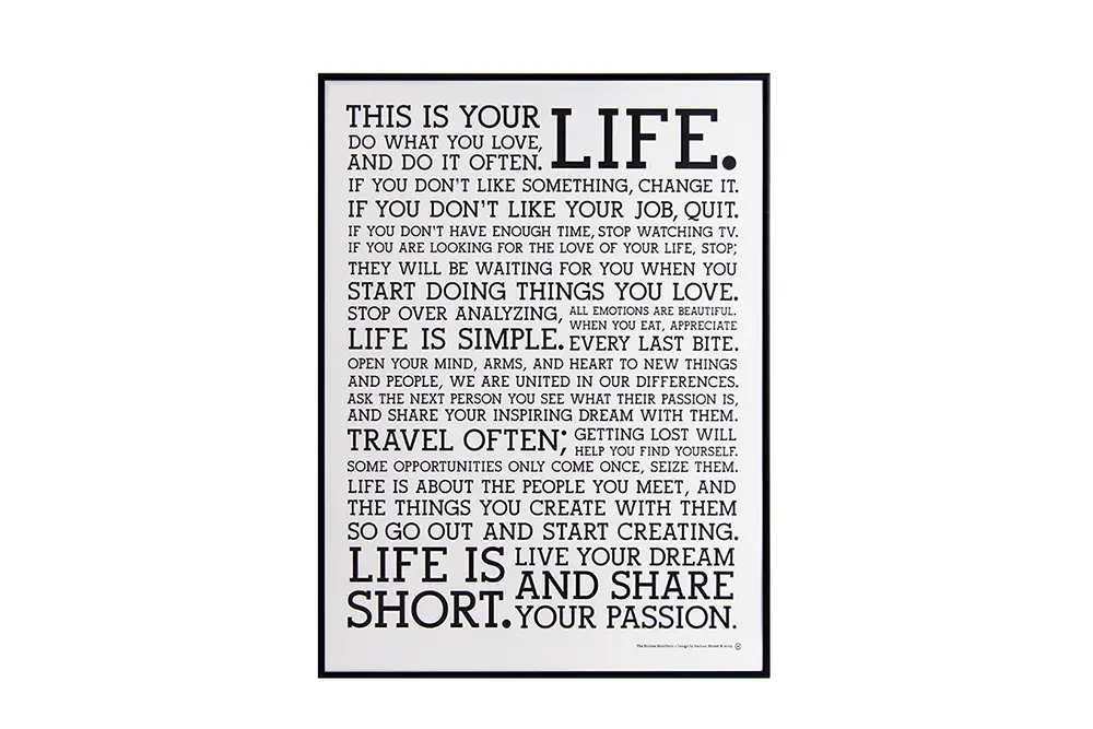 Manifesto Poster マニフェストポスター / HOLSTEE