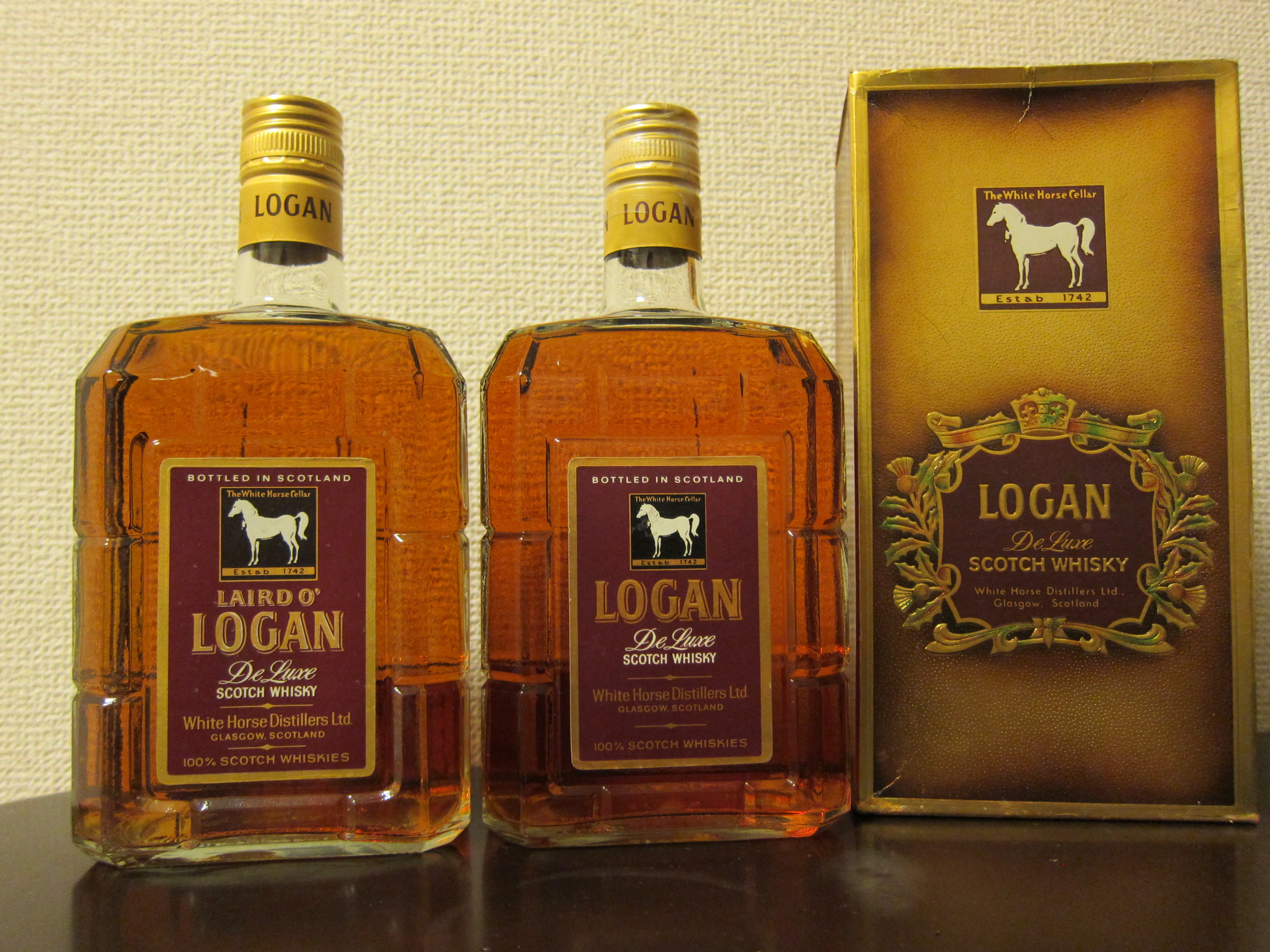 ウィスキー日記】ローガン Deluxe表記 1980年代流通 43%－whiskylink