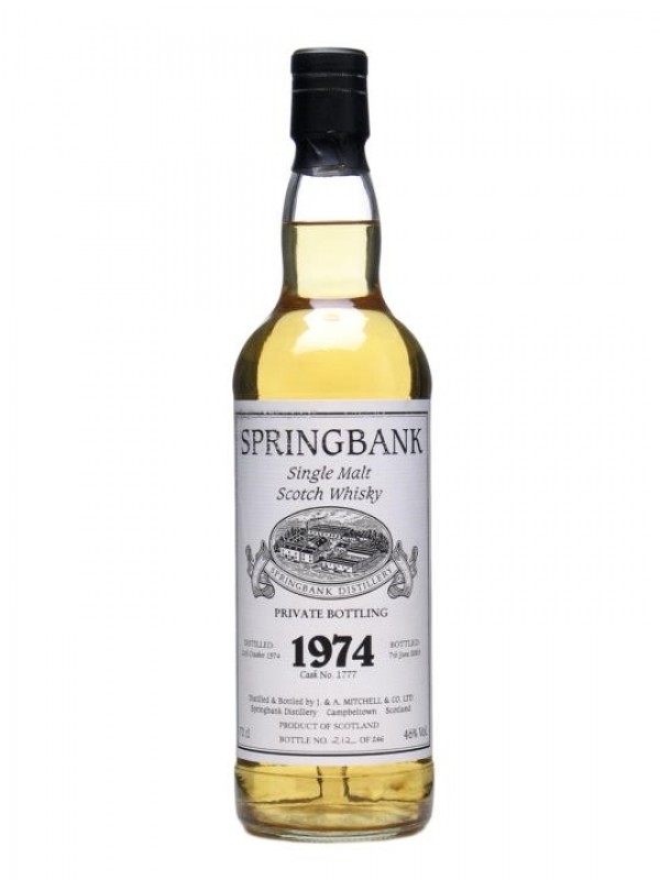 Springbank 1974 29 年 cask #1777 | キャンベルタウン スコッチ