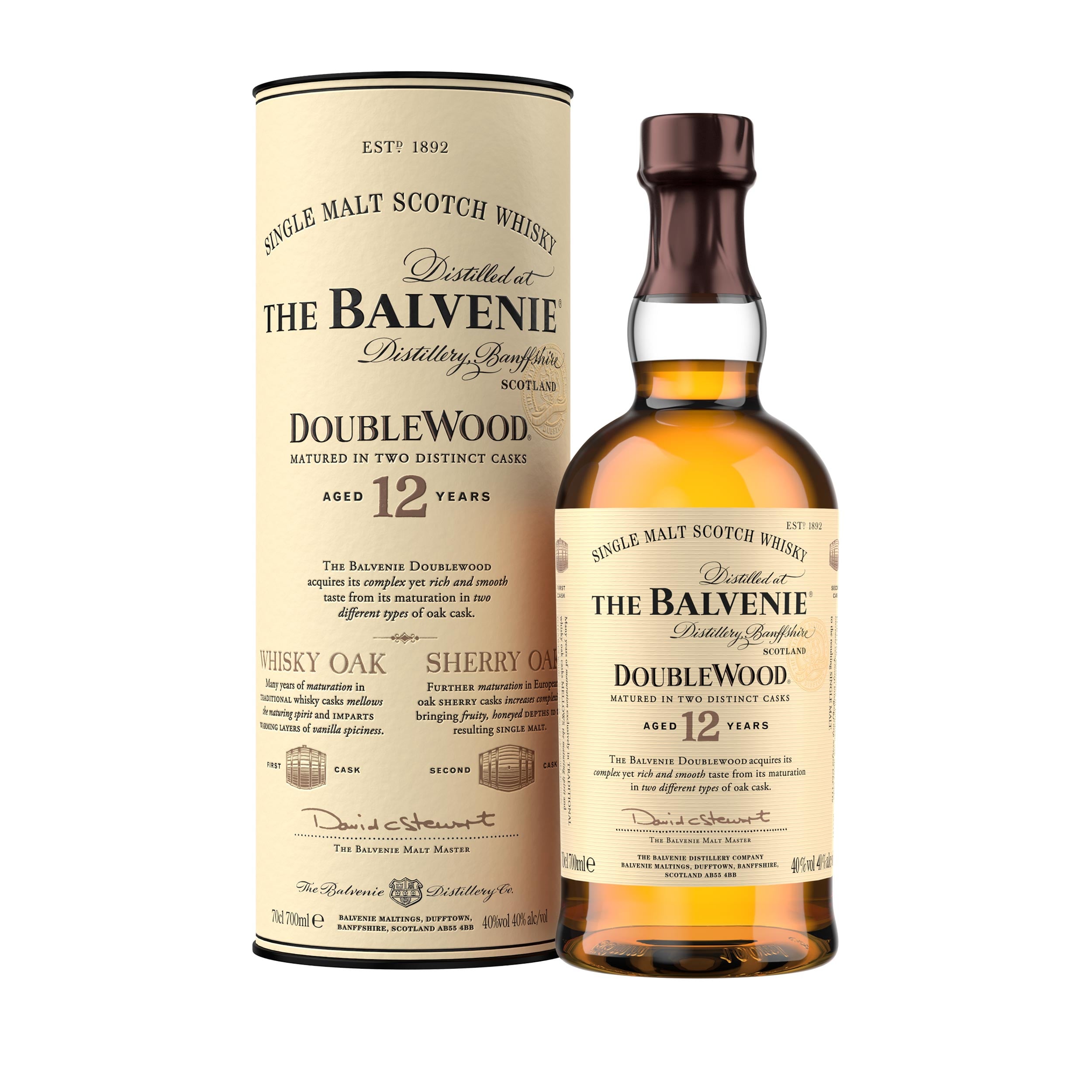 Balvenie 12 Year Old DoubleWood Speyside Single Malt Scotch Whisky