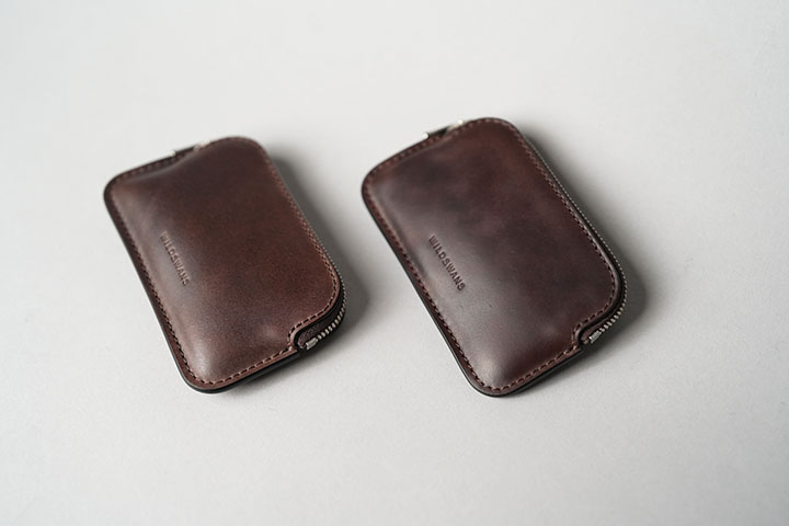 トスカーナからやってきたコードバンで製作したWILDSWANSの革小物