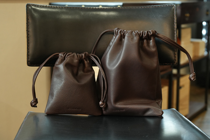 ドローストリングバッグ・BOURSE、BOURSE(L)の新色が入荷しました