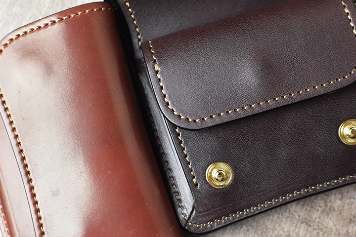 シェルコードバン×イングリッシュブライドルレザーシリーズについての